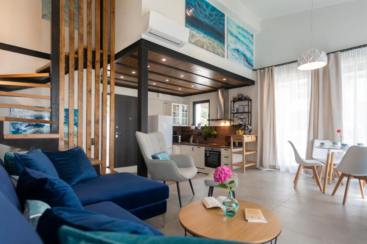 Allure Luxury Villas 3&4 Serenity Retreat Moni Evaggelistrias Bagian luar foto