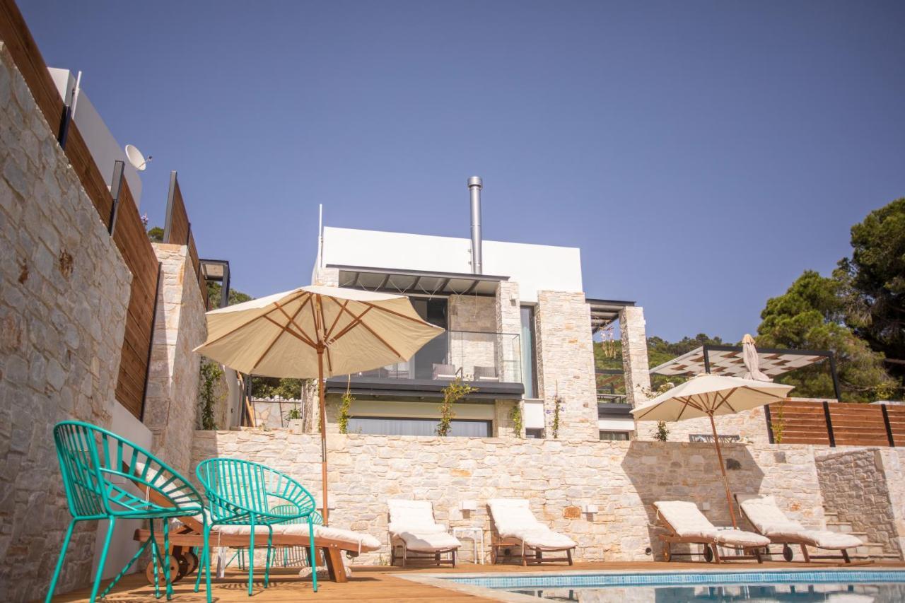 Allure Luxury Villas 3&4 Serenity Retreat Moni Evaggelistrias Bagian luar foto