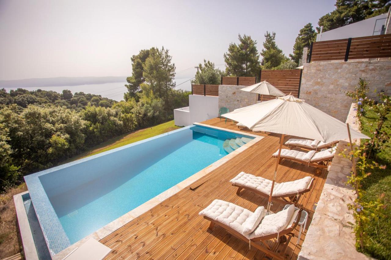 Allure Luxury Villas 3&4 Serenity Retreat Moni Evaggelistrias Bagian luar foto