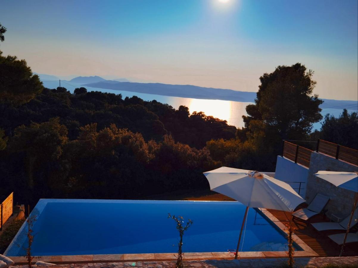 Allure Luxury Villas 3&4 Serenity Retreat Moni Evaggelistrias Bagian luar foto