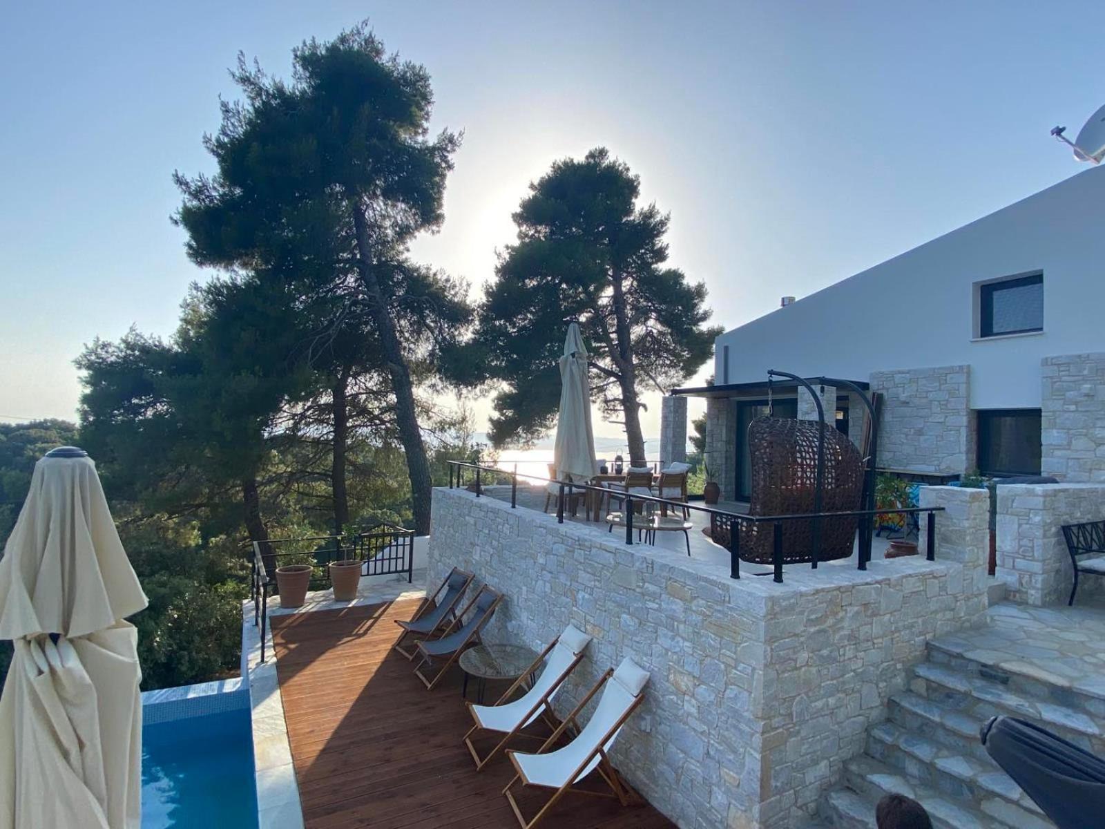 Allure Luxury Villas 3&4 Serenity Retreat Moni Evaggelistrias Bagian luar foto