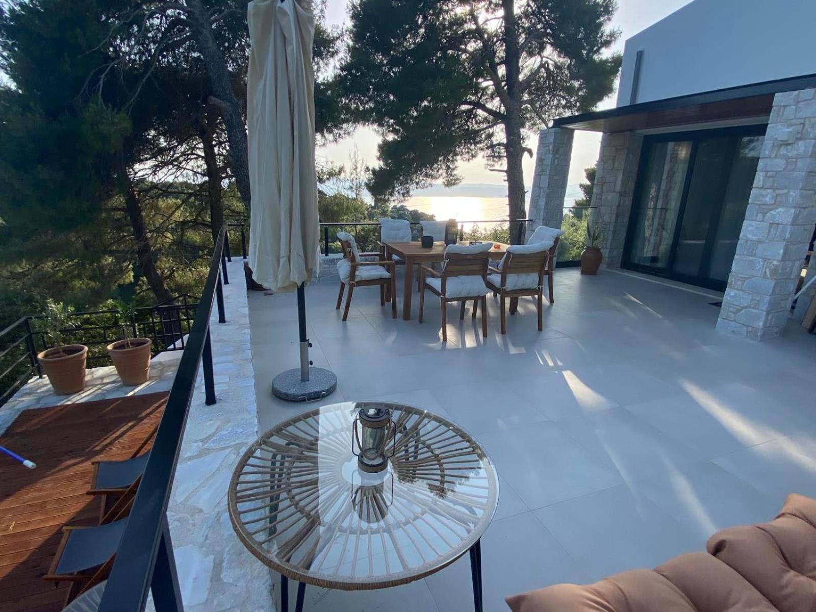 Allure Luxury Villas 3&4 Serenity Retreat Moni Evaggelistrias Bagian luar foto