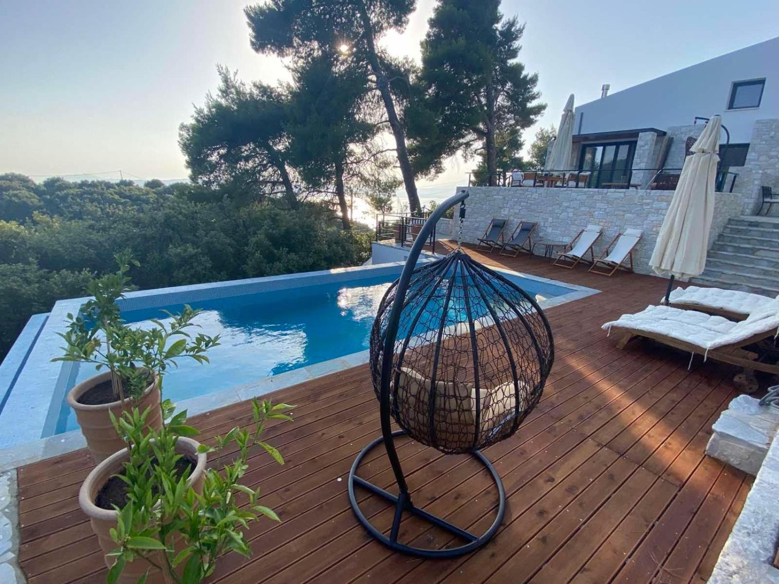 Allure Luxury Villas 3&4 Serenity Retreat Moni Evaggelistrias Bagian luar foto