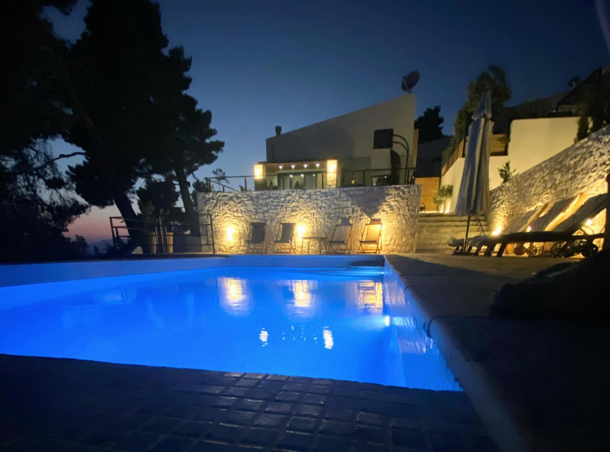 Allure Luxury Villas 3&4 Serenity Retreat Moni Evaggelistrias Bagian luar foto
