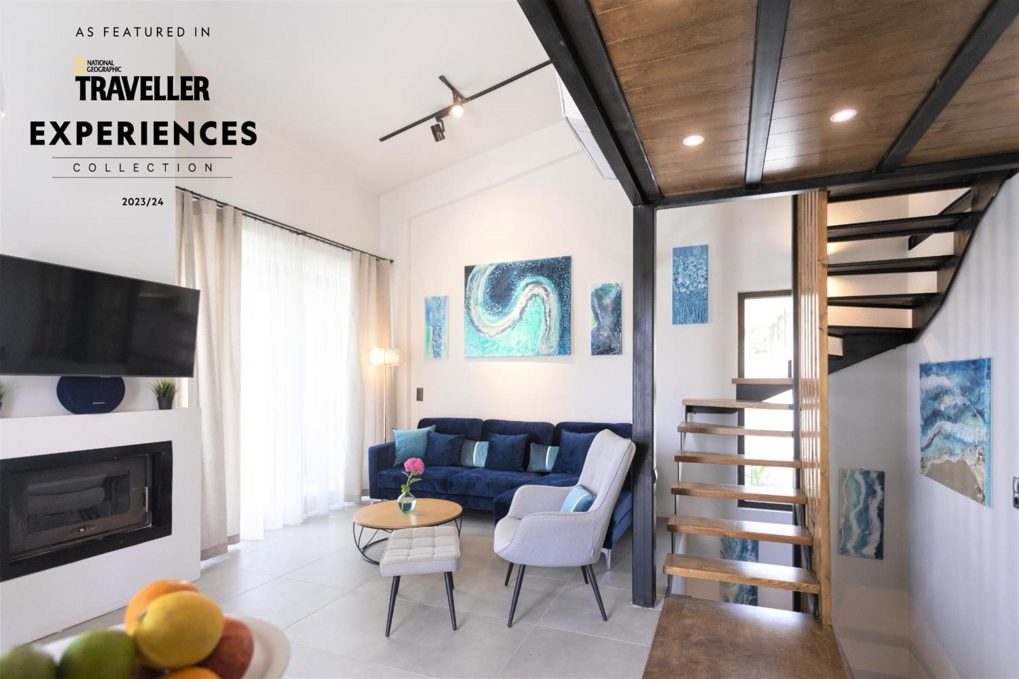 Allure Luxury Villas 3&4 Serenity Retreat Moni Evaggelistrias Bagian luar foto